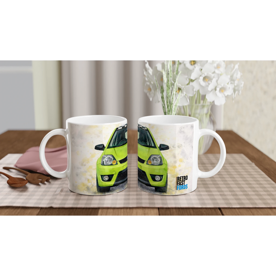 Zetec S Green Anniversary Edition White 11oz Ceramic Mug