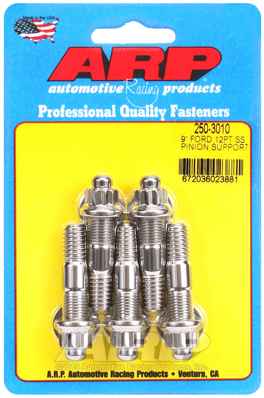 ARP Ford 9 SS 12pt pinion support stud kit 250-3010