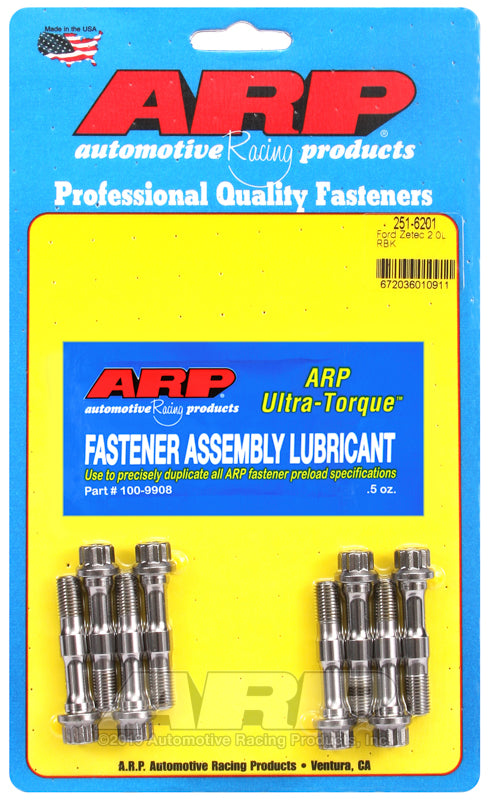 ARP Connecting Rod Bolt Kit - Ford RS2000 2.0L (M8) 251-6201