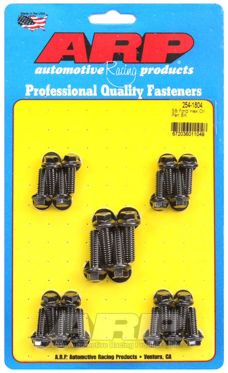 ARP SB Ford hex oil pan bolt kit 254-1804