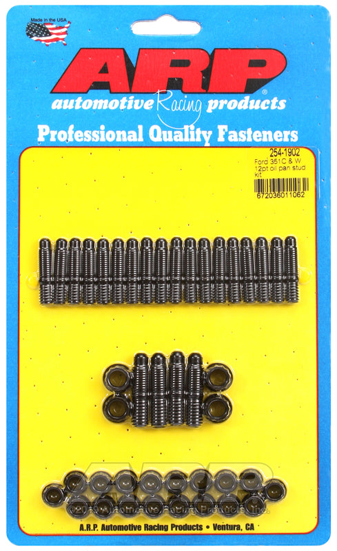 ARP Ford 351C & 351W 12pt oil pan stud kit 254-1902