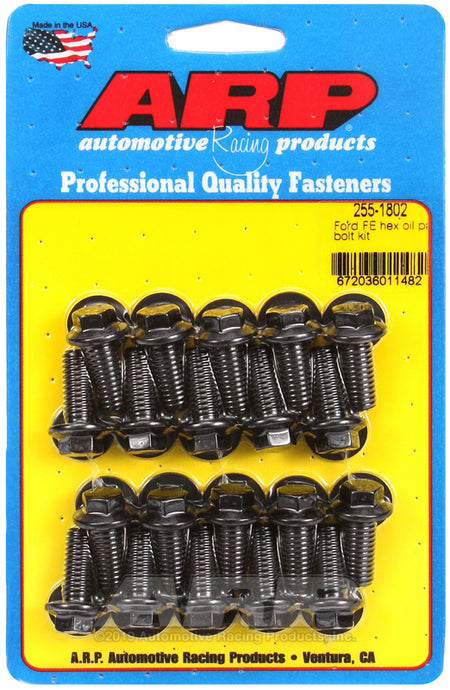 ARP Ford FE hex oil pan bolt kit 255-1802