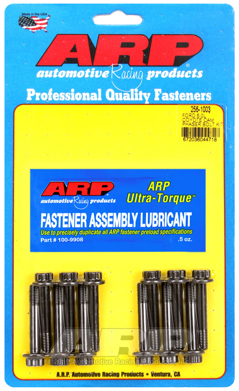 ARP Ford 5.0L Coyote cam phaser bolt kit 256-1003