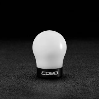 COBB Ford Shift Knob Focus ST 2013-2018, Focus RS 2016-2018, Fiesta ST 2014-2019 - White Knob w/ Stealth Black