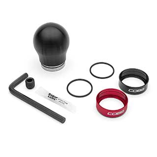 COBB Short Weighted Knob for Subaru BRZ, Scion FR-S, Toyota GT-86/GR86, Ford Focus ST/RS, Fiesta ST - Black