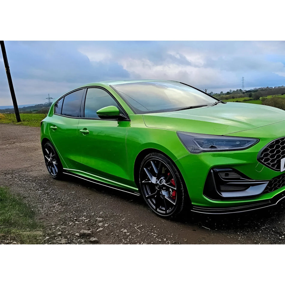 Focus MK4 ST/ST-Line Side Skirt Extensions (Gloss Black)