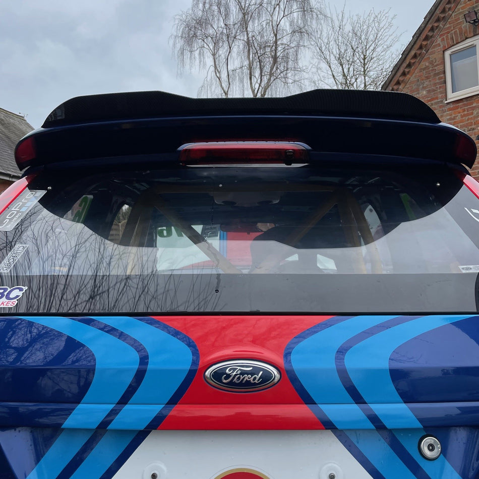 Maxton style rear spoiler extension. Gloss Carbon Fibre Effect CLEARANCE