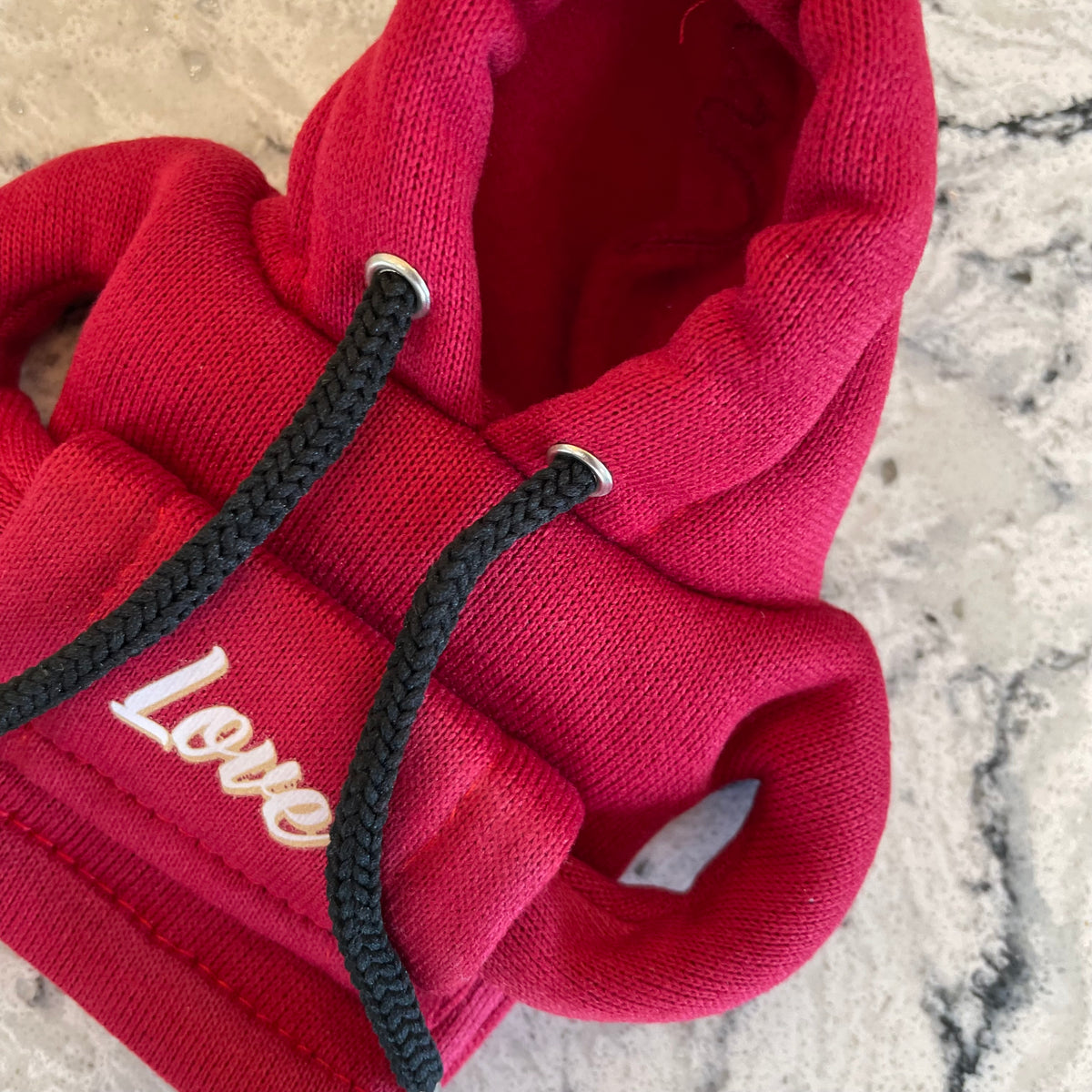 Valentines Love Novelty Gear Stick Hoodie Red - Retro Fast Fords