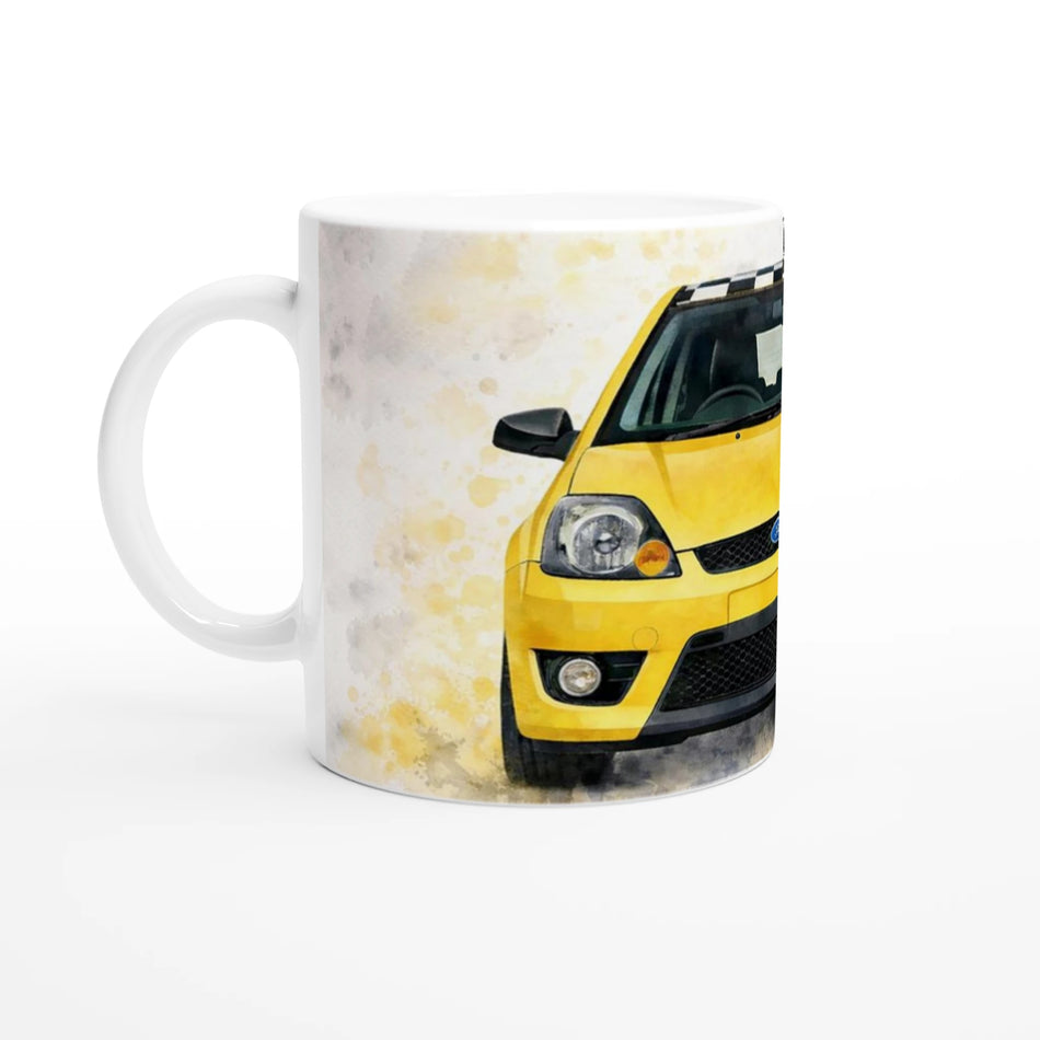 Zetec S Yellow Anniversary Edition White 11oz Ceramic Mug