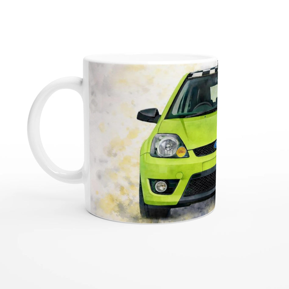 Zetec S Green Anniversary Edition White 11oz Ceramic Mug