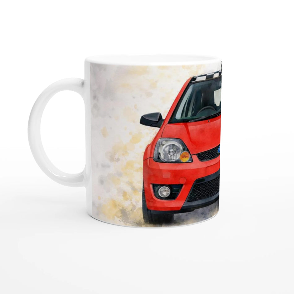 Zetec S Red Anniversary Edition White 11oz Ceramic Mug