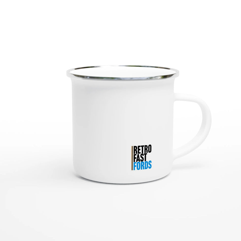 Retro Fast Fords 'Shitbox' 12oz Enamel Mug