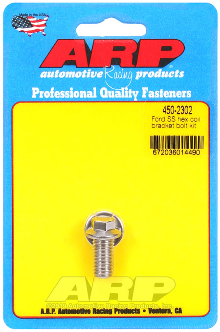 ARP Ford SS hex coil bracket bolt kit 450-2302