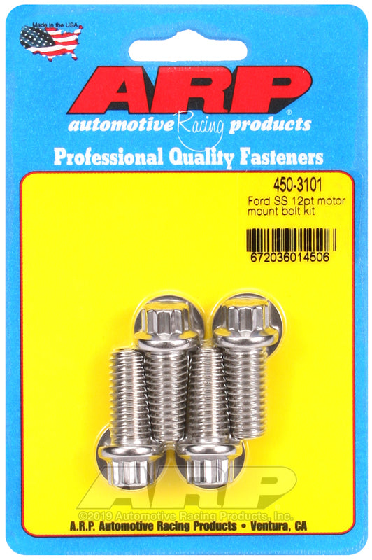 ARP Ford SS 12pt motor mount bolt kit 450-3101