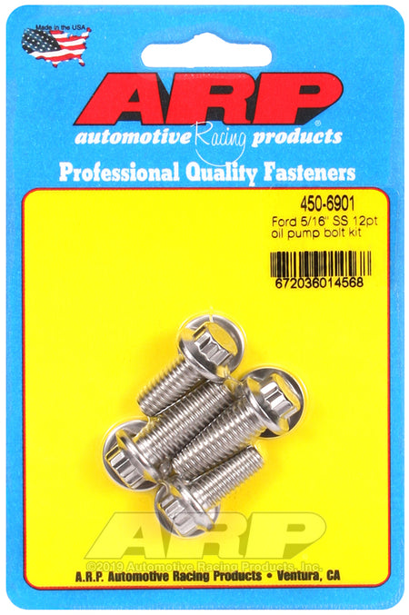 ARP Ford SS 5/16 12pt oil pump bolt kit 450-6901