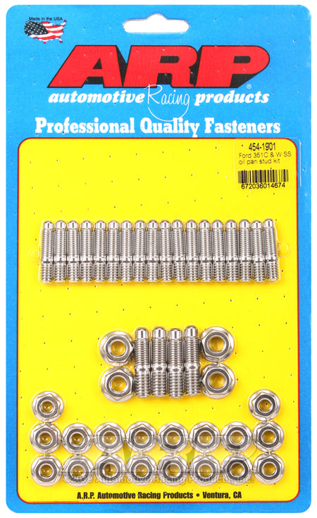 ARP Ford 351C & W SS oil pan stud kit 454-1901