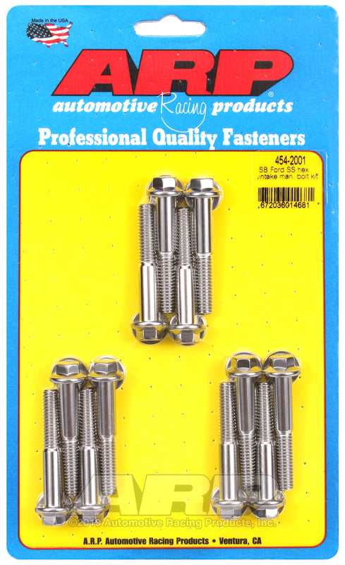 ARP SB Ford SS hex intake manifold bolt kit 454-2001