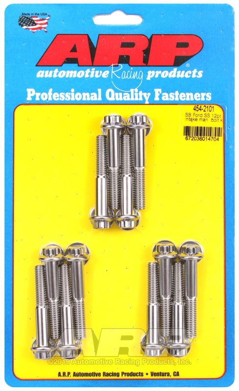 ARP SB Ford SS 12pt intake manifold bolt kit 454-2101