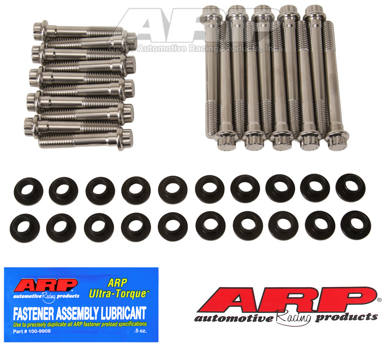 ARP SB Ford, w/W heads, SS 12pt head bolt kit 454-3705