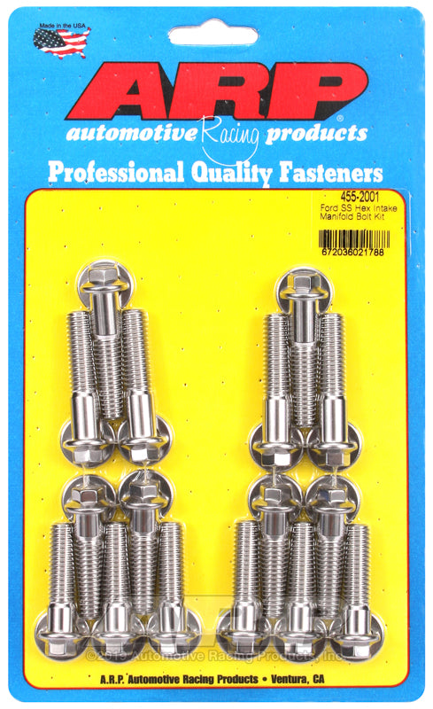 ARP Stainless Steel Intake Manifold Bolt Kit - Ford Big Block (429/460) 455-2001