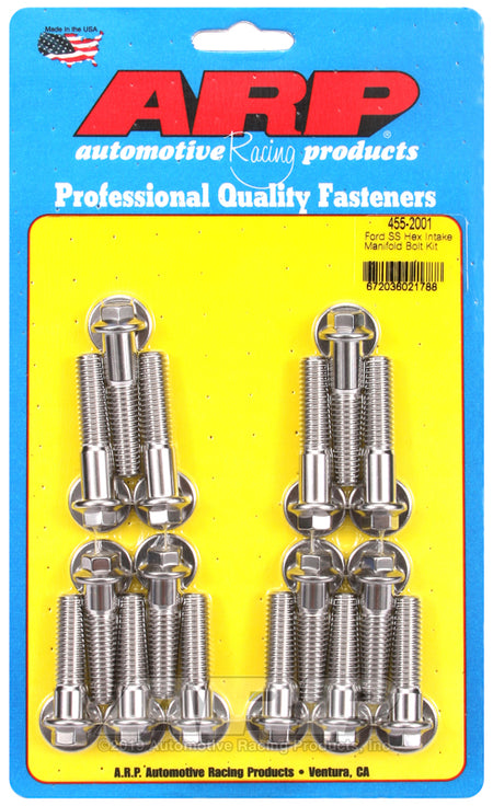 ARP Stainless Steel Intake Manifold Bolt Kit - Ford Big Block (429/460) 455-2001