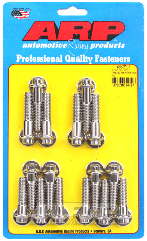 ARP Ford SS 12pt intake manifold bolt kit 455-2101