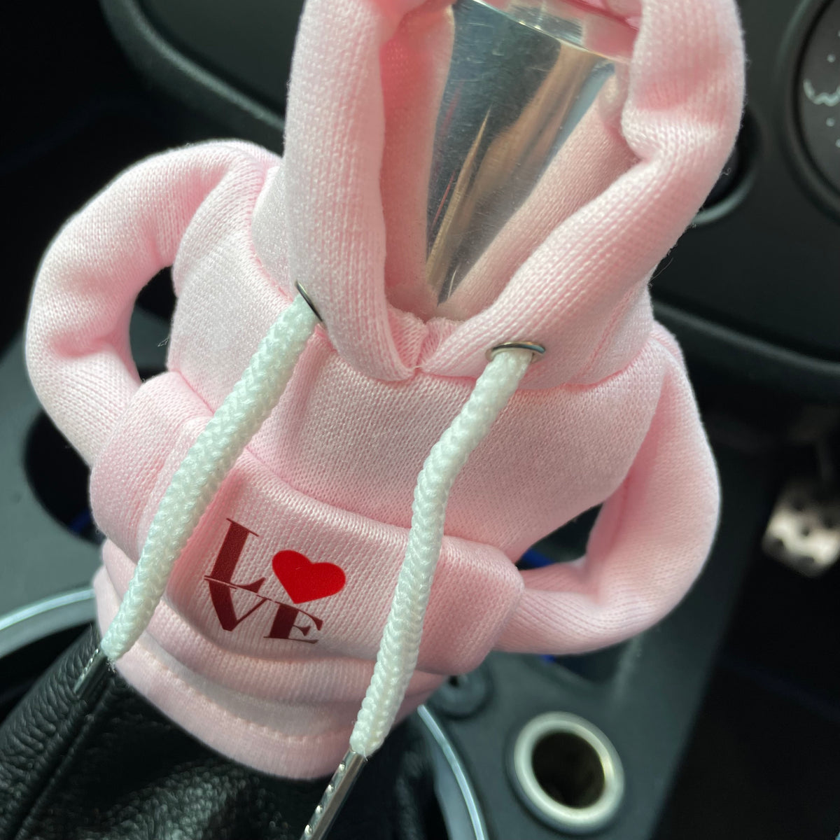 Love Pink Novelty Gear Stick Hoodie - Retro Fast Fords