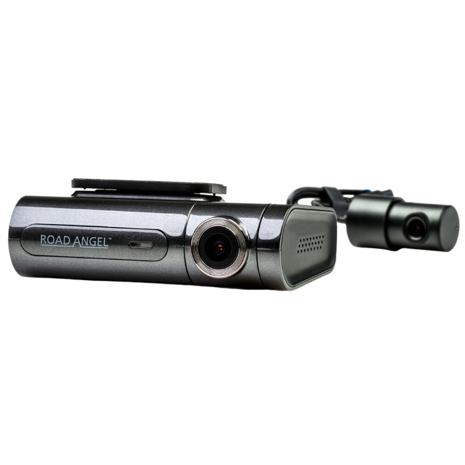 Road Angel Halo Pro Deluxe 2K Dual Front & Rear Dash Cam with 64GB SD & Hardwire Kit