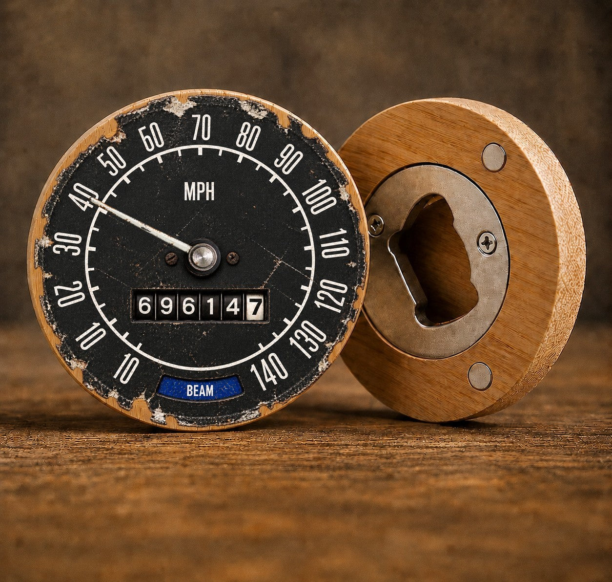 40th Birthday Ford Escort Mexico Inspired Speedometer Bottle Opener Gift