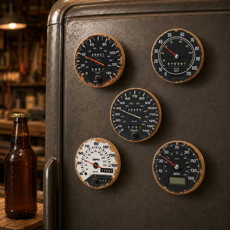 30th Birthday Ford Fiesta Mk1 XR2 Inspired Speedometer Bottle Opener Gift