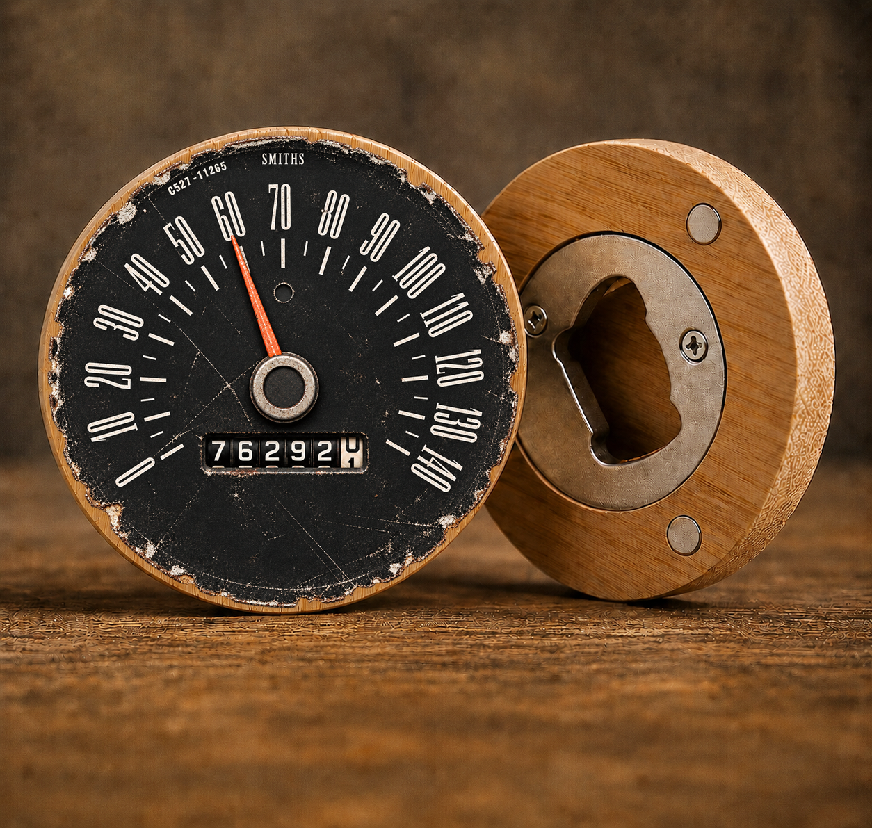 Ford Mustang 1960s Inspired Speedometer Bottle Opener & Gift Bag