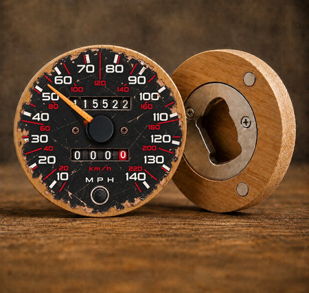 Peugeot 205 GTI Inspired Speedometer Bottle Opener & Gift Bag