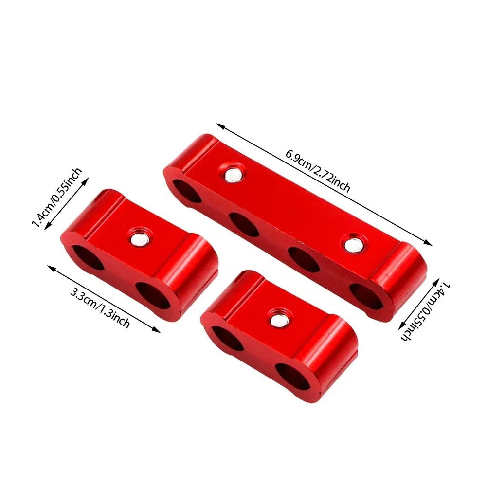 Blue Aluminium Spark Plug Wire Separator Clamp Set For 8mm 9mm 10mm HT Leads