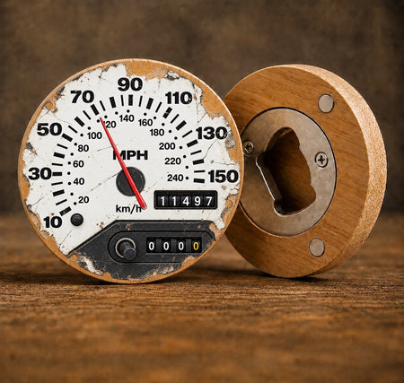 70th Birthday Ford Fiesta RS Turbo Inspired Speedometer Bottle Opener Gift