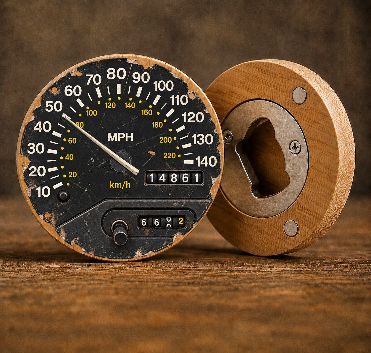 50th Birthday Ford Fiesta XR2i Inspired Speedometer Bottle Opener Gift