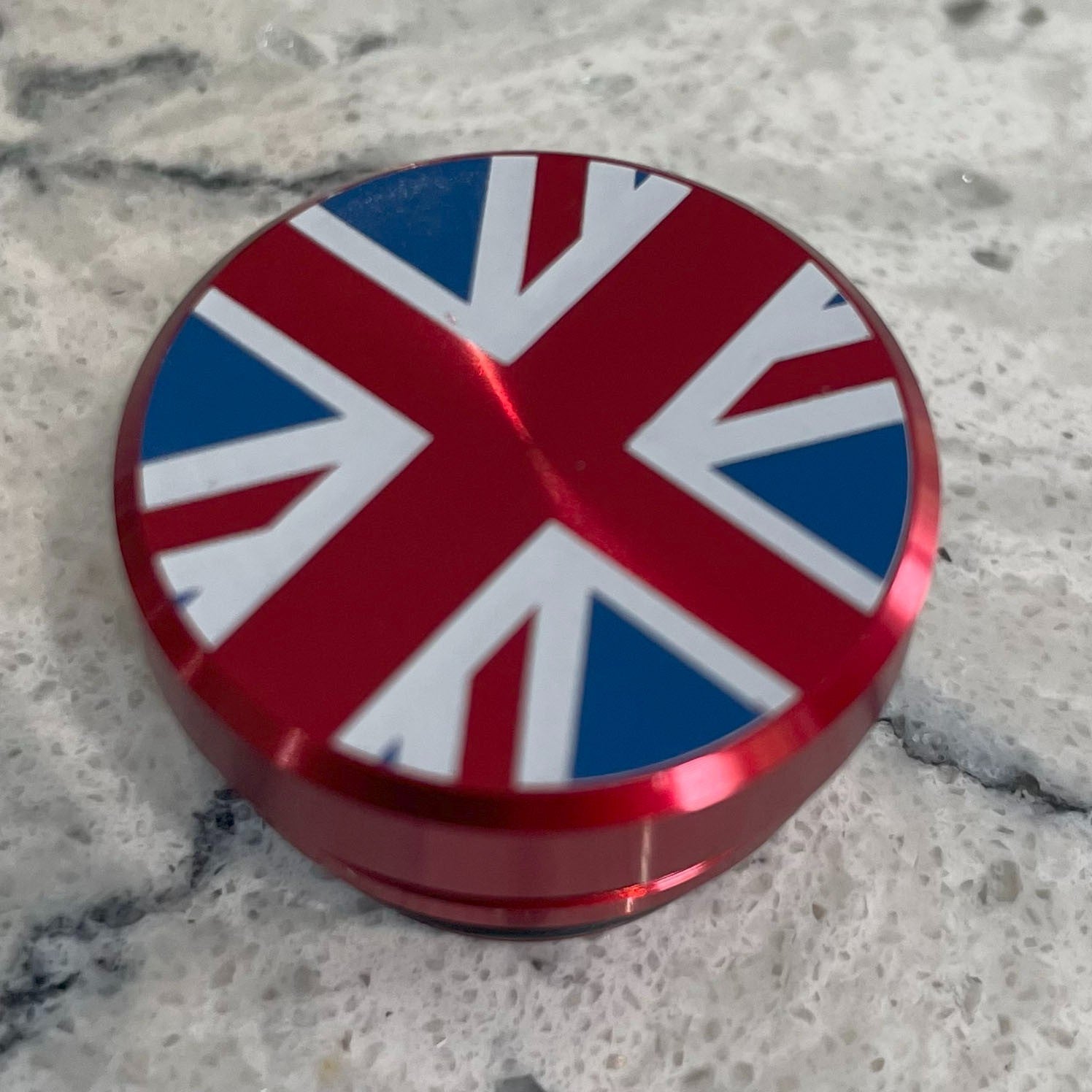 UK Union Jack Flag Alloy Car Cigarette Lighter Plug 12v Socket Cover Universal