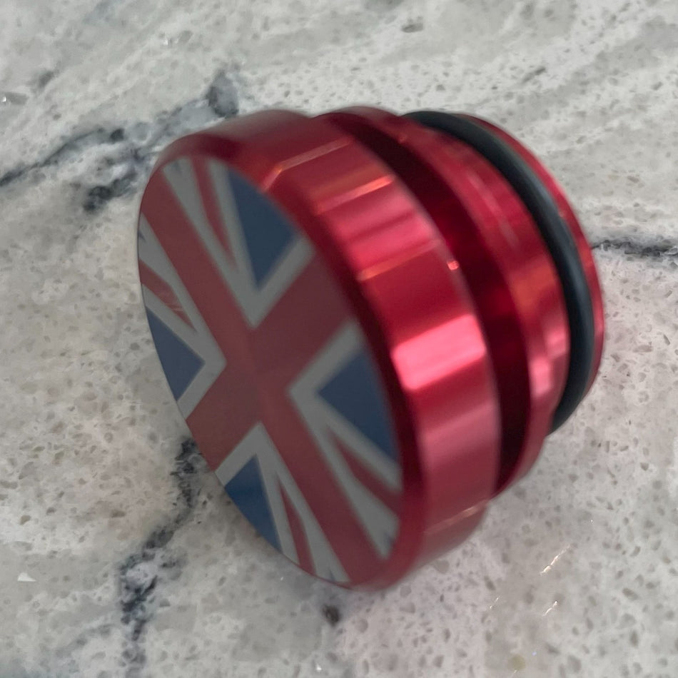UK Union Jack Flag Alloy Car Cigarette Lighter Plug 12v Socket Cover Universal