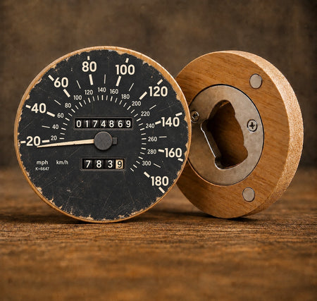 Vauxhall Lotus Calton Inspired Speedometer Bottle Opener & Gift Bag