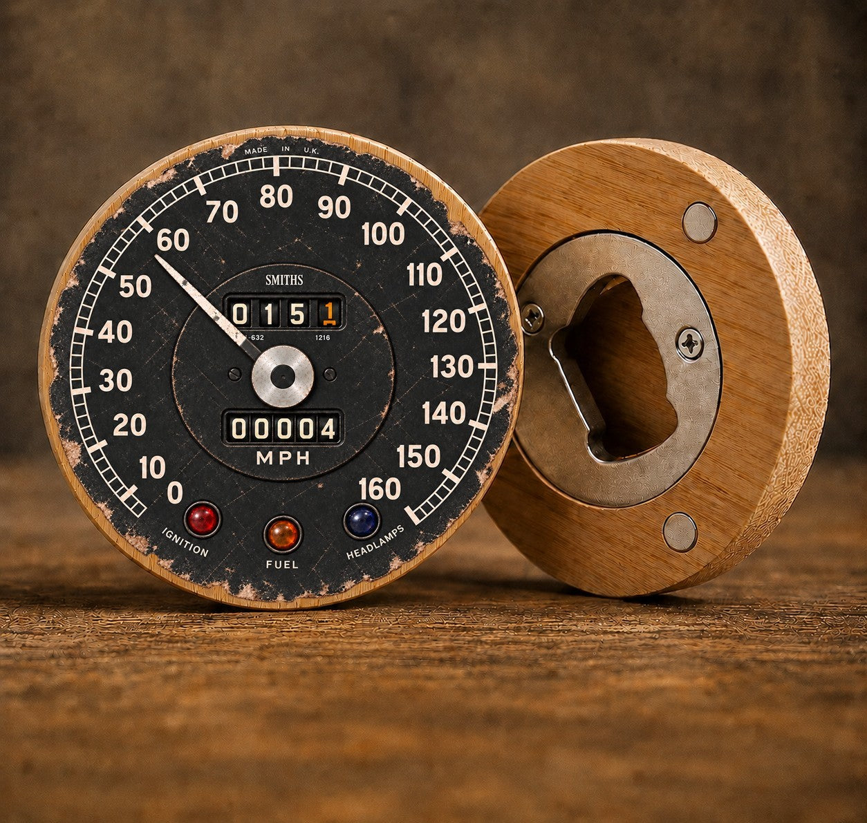 Ford Escort Cosworth Inspired Speedometer Bottle Opener & Gift Bag