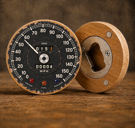 Ford Escort Cosworth Inspired Speedometer Bottle Opener & Gift Bag