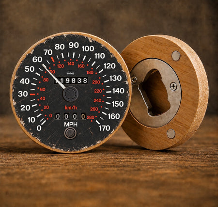 60th Birthday Ford Granada Inspired Speedometer Bottle Opener Gift