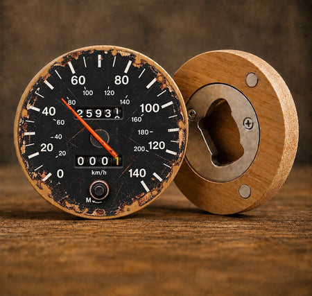 50th Birthday Ford Capri 2.8i Inspired Speedometer Bottle Opener Gift