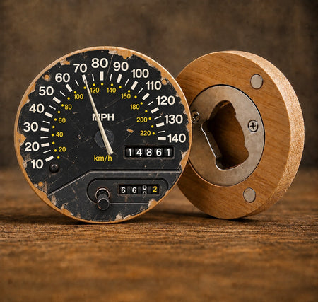 70th Birthday Ford Fiesta XR2i Inspired Speedometer Bottle Opener Gift