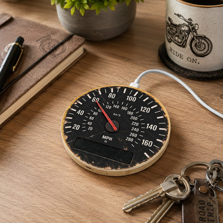 BMW E36 M3 15W Bamboo Wireless Charger & Gift Bag Speedometer Gift
