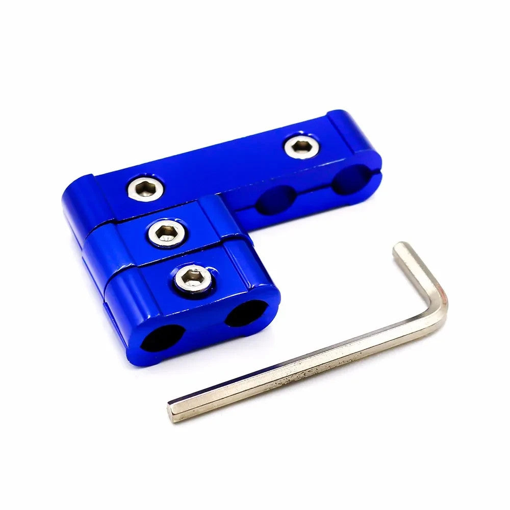 Blue Aluminium Spark Plug Wire Separator Clamp Set For 8mm 9mm 10mm HT Leads
