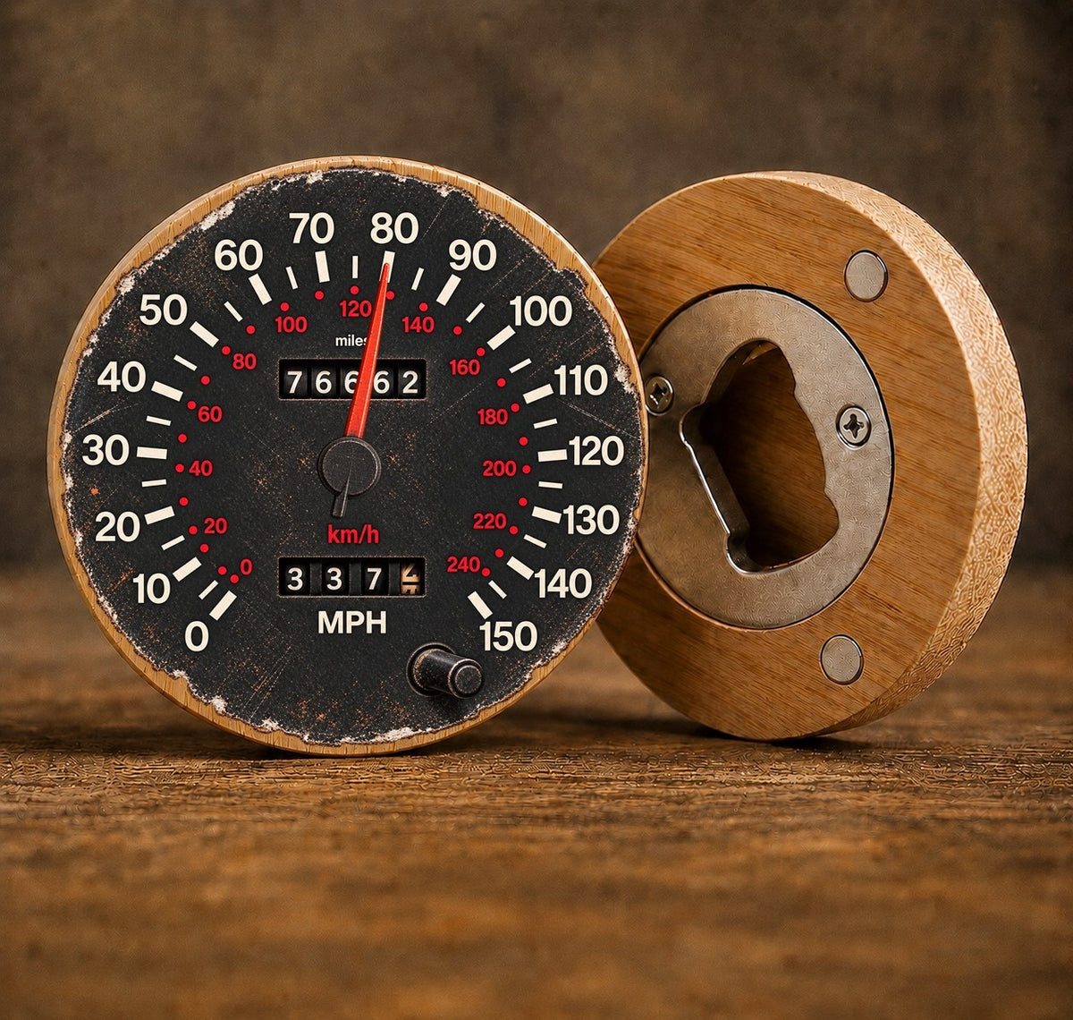 80th Birthday Ford Sierra Cosworth Inspired Speedometer Bottle Opener Gift