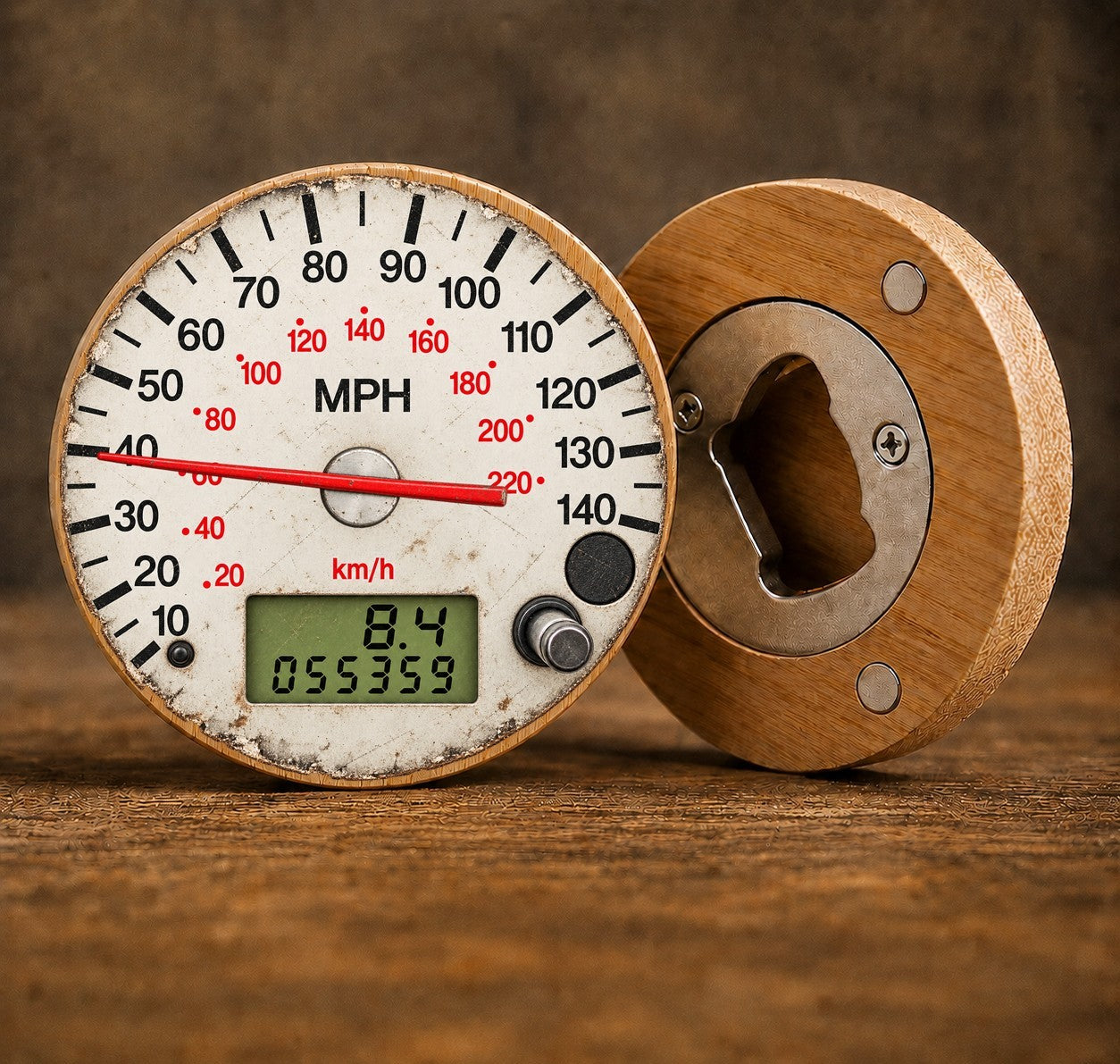 40th Birthday Ford Puma Inspired Speedometer Bottle Opener Gift