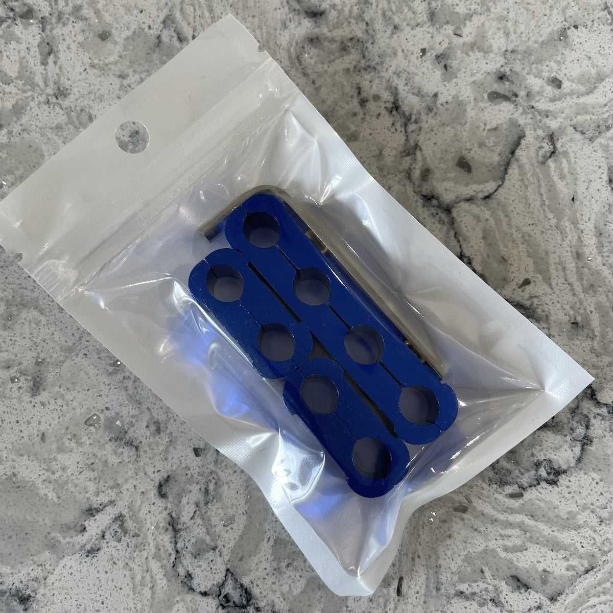 Blue Aluminium Spark Plug Wire Separator Clamp Set For 8mm 9mm 10mm HT Leads
