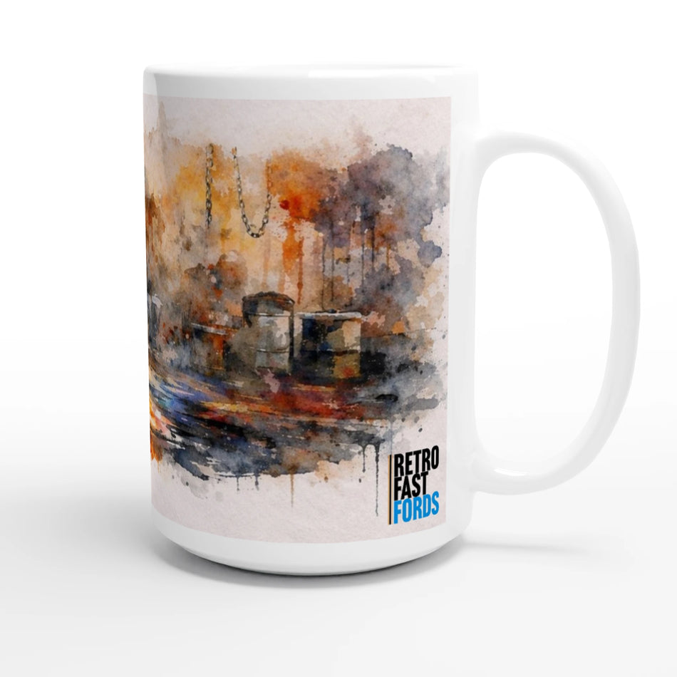 No1 Dad Black ST150 Large 15oz Ceramic Mug