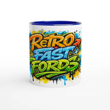 Graffiti RFF White 11oz Ceramic Mug with Color Inside